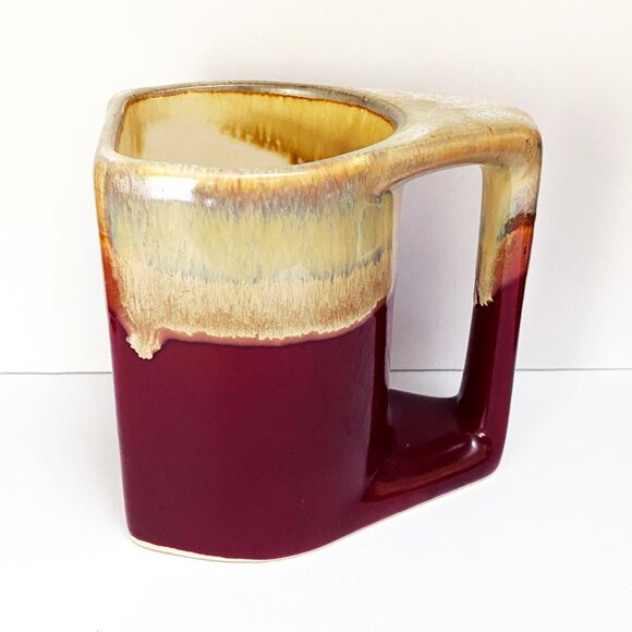 Rodolfo Padilla Art Pottery Drip Glaze Coffee Mugs: 1970s - Picture 8 of 8